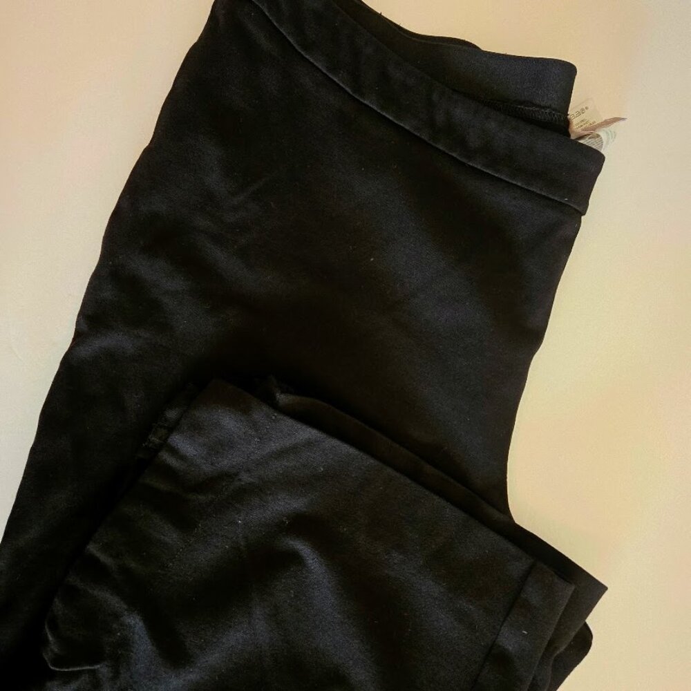 Chico's black wide leg capris NWOT‎ Size 3/XL